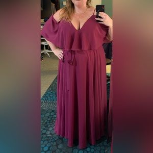 Purple Evening Gown/Bridesmaid Dress